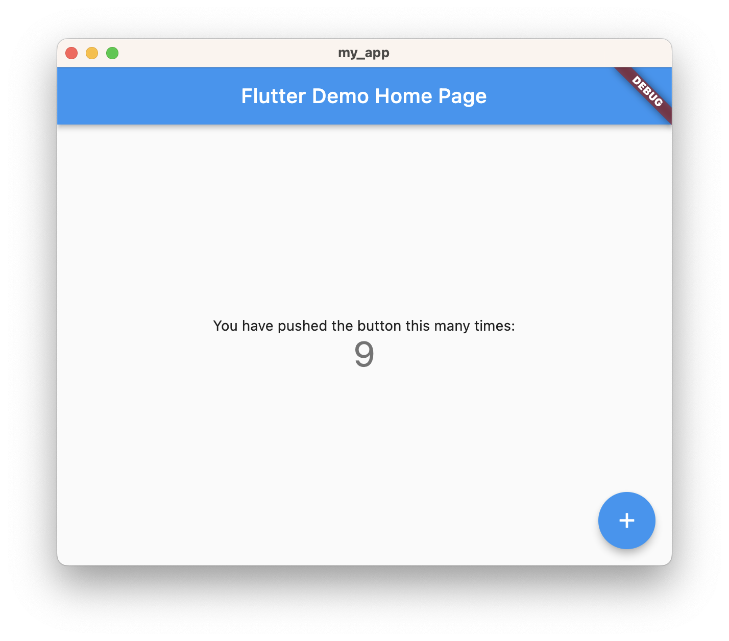 Flutterのサンプルアプリ